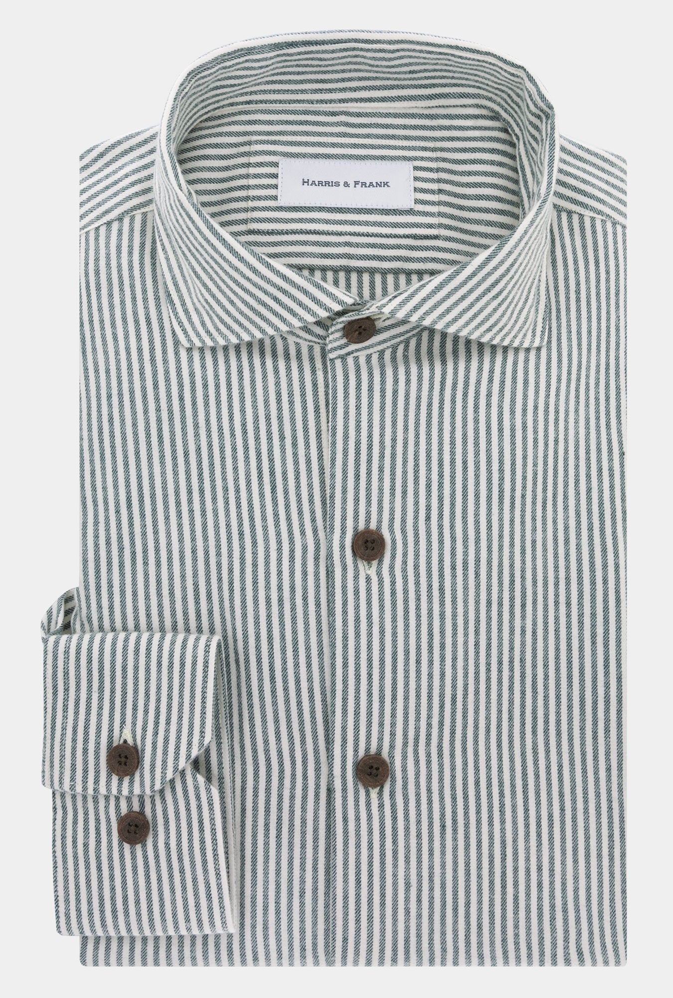 CAMISA RAYAS VERDES - H&F - COLECCION - CAMISA RAYAS VERDES - HFCTAW2346145 - 14.5 - 