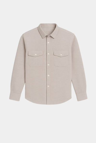 Camisa Taupé - H&F - COLECCION - Camisa Taupé - HFCTAW2504145 - 14.5 - 