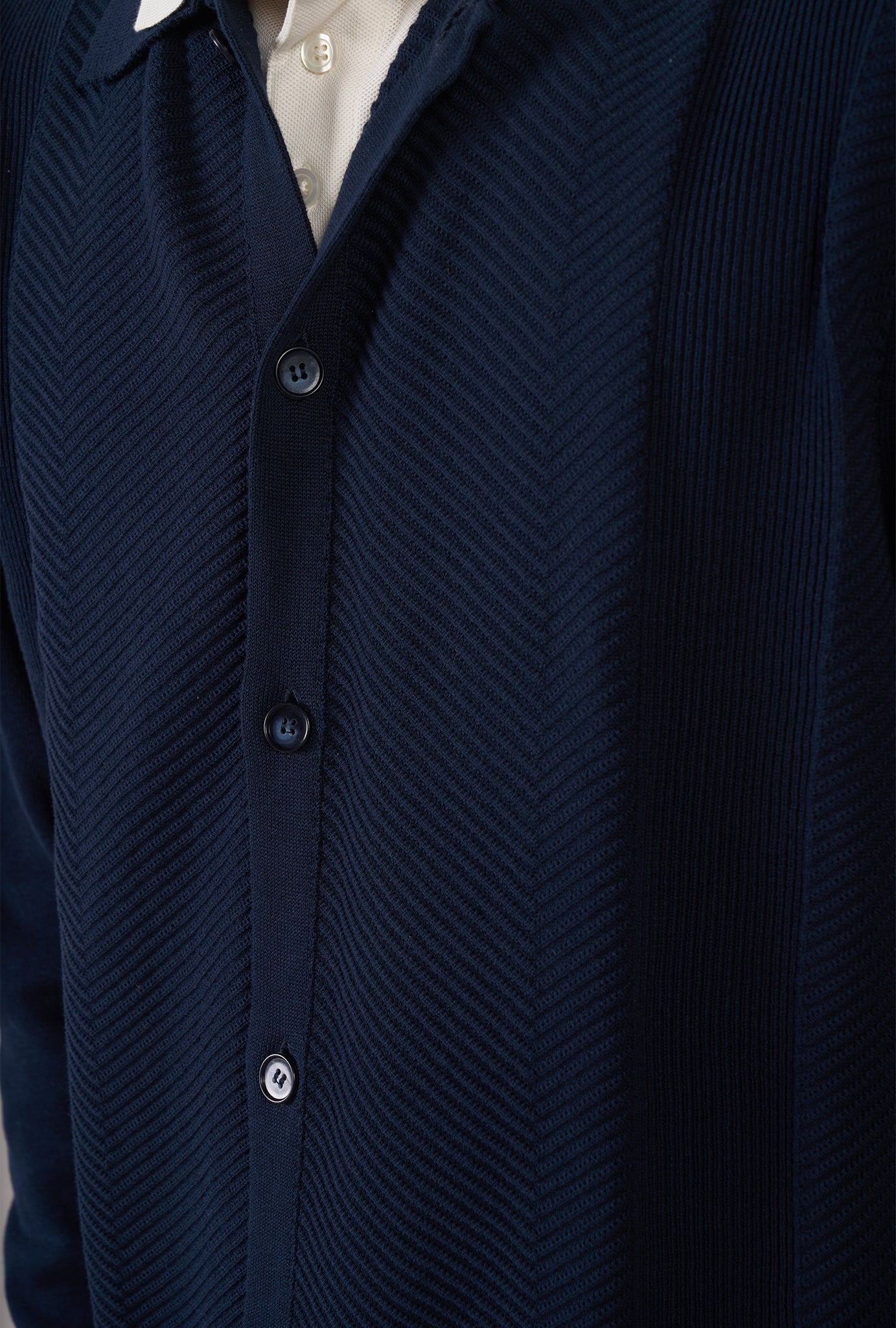 Cardigan Canalé Azul - H&F - SUETER - Cardigan Canalé Azul - HFSWSS2601CH - CH - 