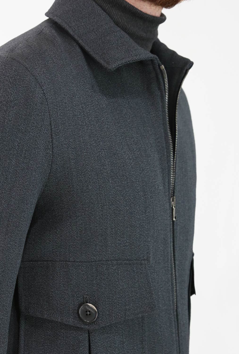 CHAMARRA GRIS - H&F - CHAMARRA - CHAMARRA GRIS - HFJKAW2315CH - CH - 