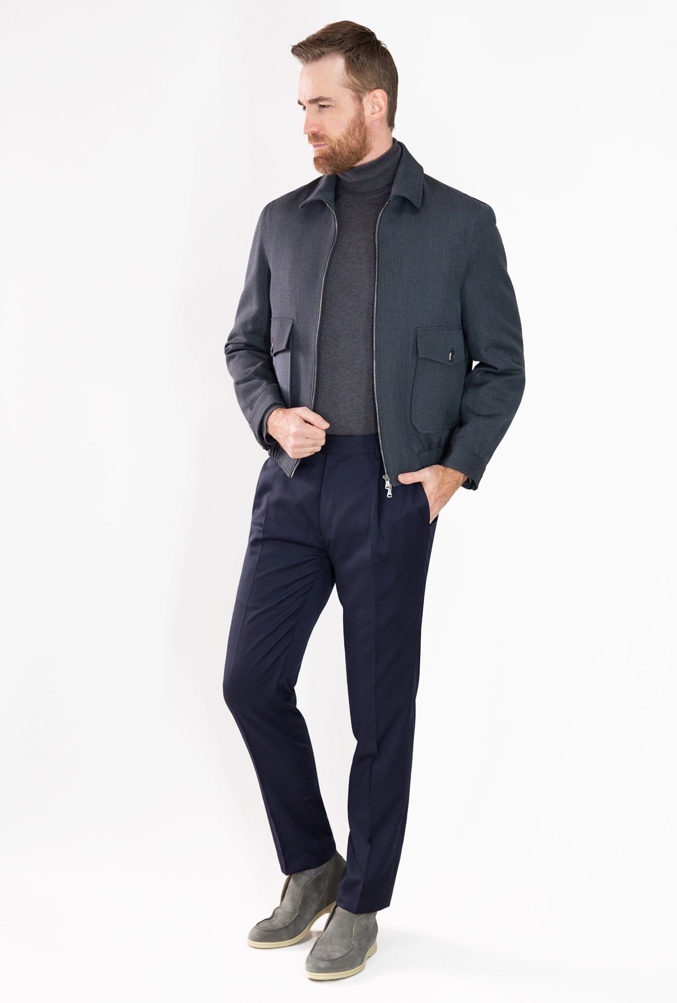 CHAMARRA GRIS - H&F - CHAMARRA - CHAMARRA GRIS - HFJKAW2315CH - CH - 