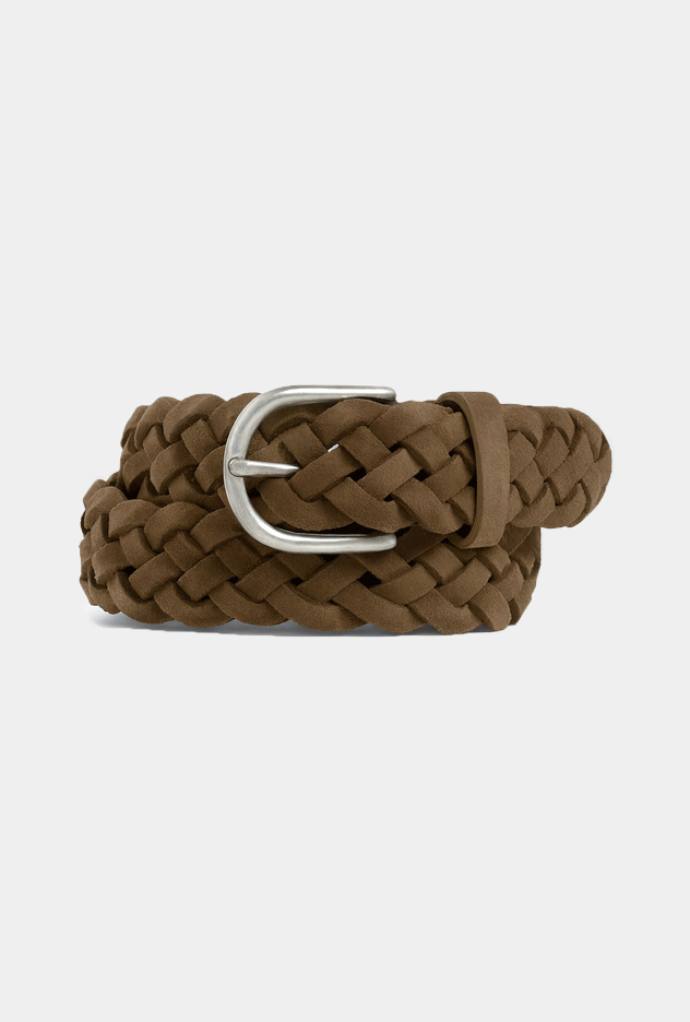 Cinturón Trenzado Café - H&F - CINTURON - Cinturón Trenzado Café - HFBELTAW250190 - 90/105 - 