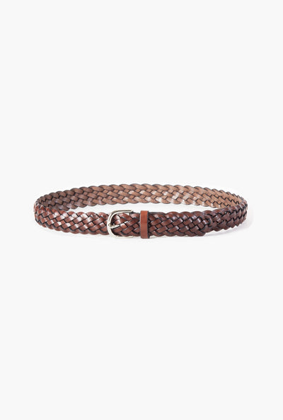 CINTURON TRENZADO MARRÓN - H&F - CINTURON - CINTURON TRENZADO MARRÓN - HFBELTSS240190105 - 90/105 - 