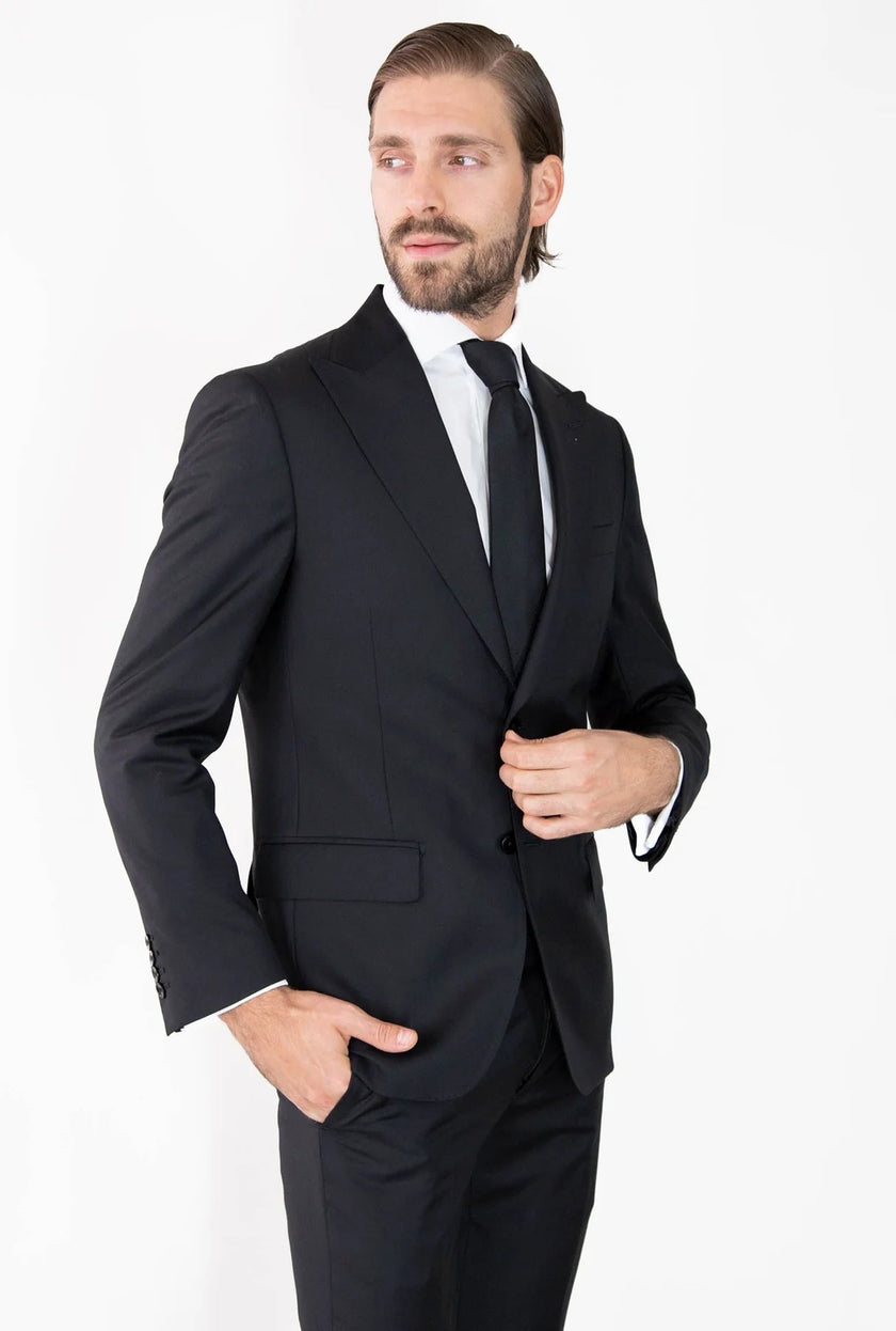 CORBATA SEDA NEGRA  - H&F - CORBATA - CORBATA SEDA NEGRA  - HFCOR0102 - 