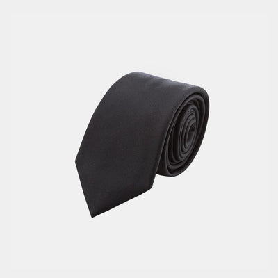 CORBATA SEDA NEGRA  - H&F - CORBATA - CORBATA SEDA NEGRA  - HFCOR0102 - 