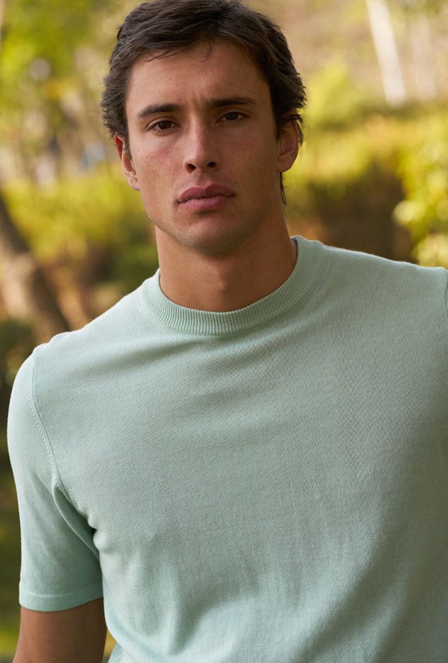 Crew neck verde menta - H&F - Crew neck - Crew neck verde menta - HFCNSS2601CH - CH/48 - 