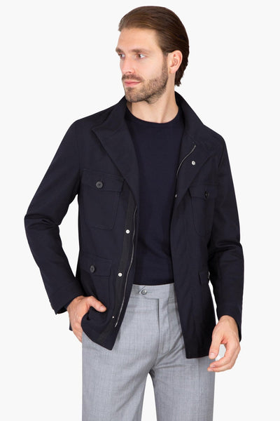 FIELD JACKET AZUL MEDIANOCHE - H&F - CHAMARRA - FIELD JACKET AZUL MEDIANOCHE - HFJKSS2434650 - 50 - 