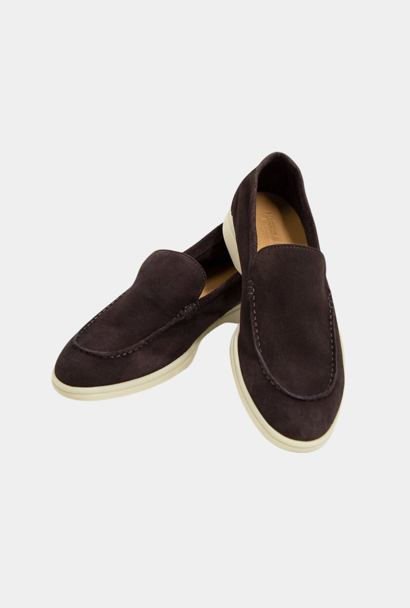 Mocasines de Gamuza Cafe - H&F - ZAPATOS - Mocasines de Gamuza Cafe - HFZPAW2204400 - 40 - 