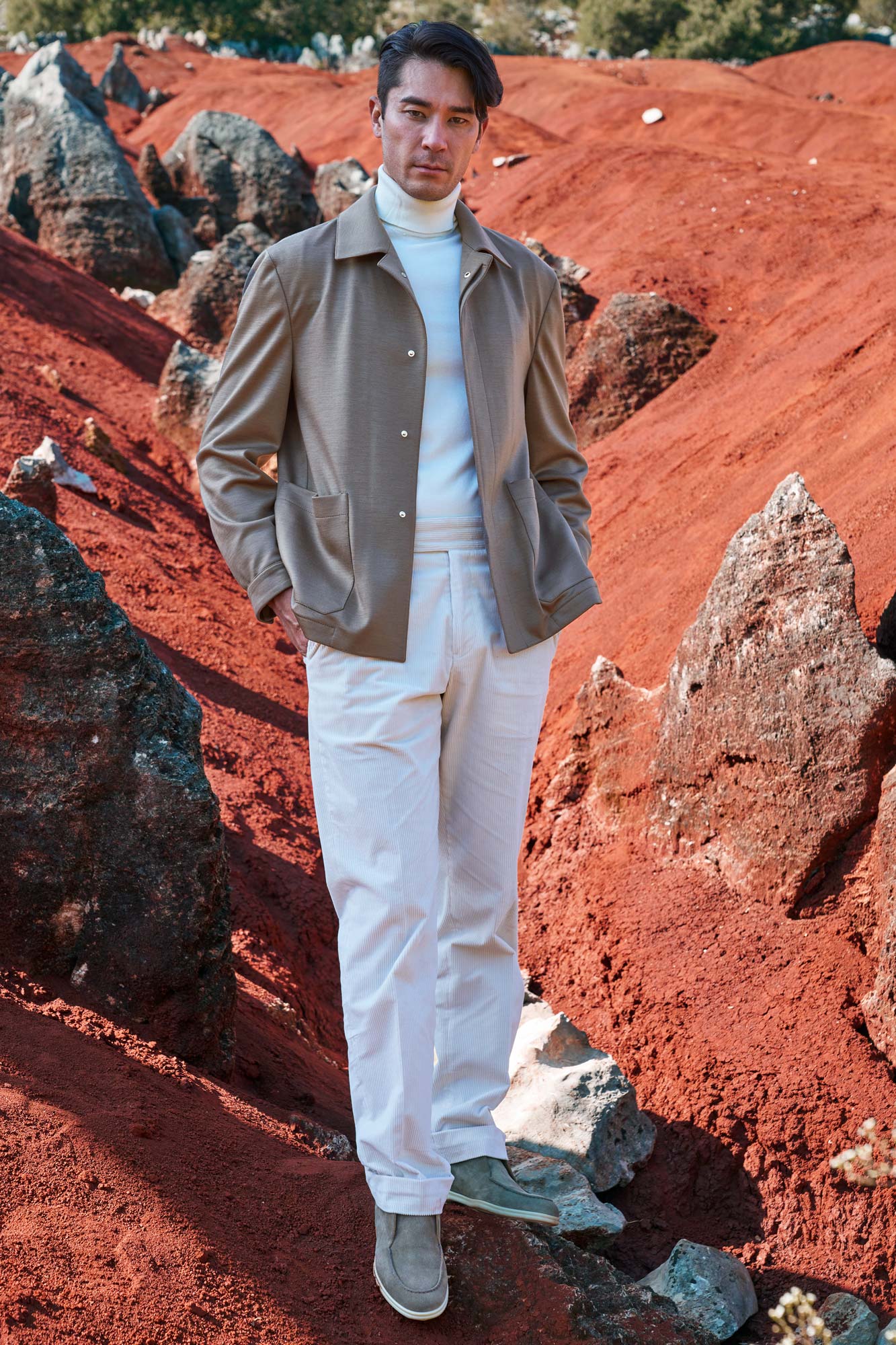 OVERSHIRT CAFÉ CLARO - H&F - OVER SHIRT - OVERSHIRT CAFÉ CLARO - HFJKAW2402CH - CH - 