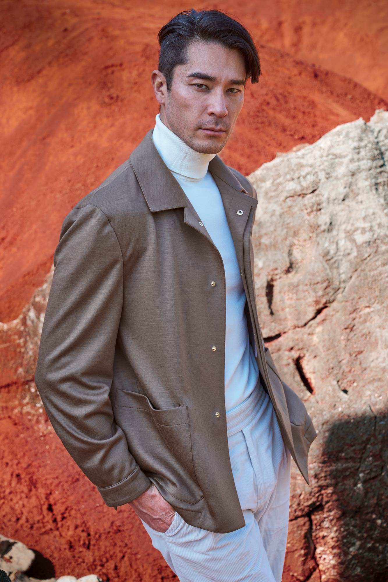 OVERSHIRT CAFÉ CLARO - H&F - OVER SHIRT - OVERSHIRT CAFÉ CLARO - HFJKAW2402CH - CH - 