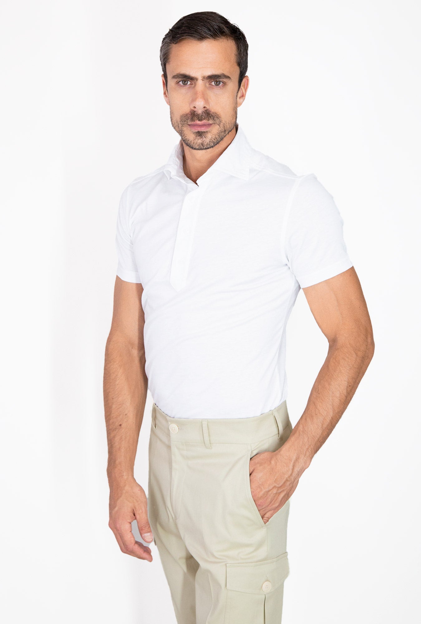 PANTALÓN CARGO BEIGE - H&F - PANTALON - PANTALÓN CARGO BEIGE - HFPTSS230338 - 38 - 