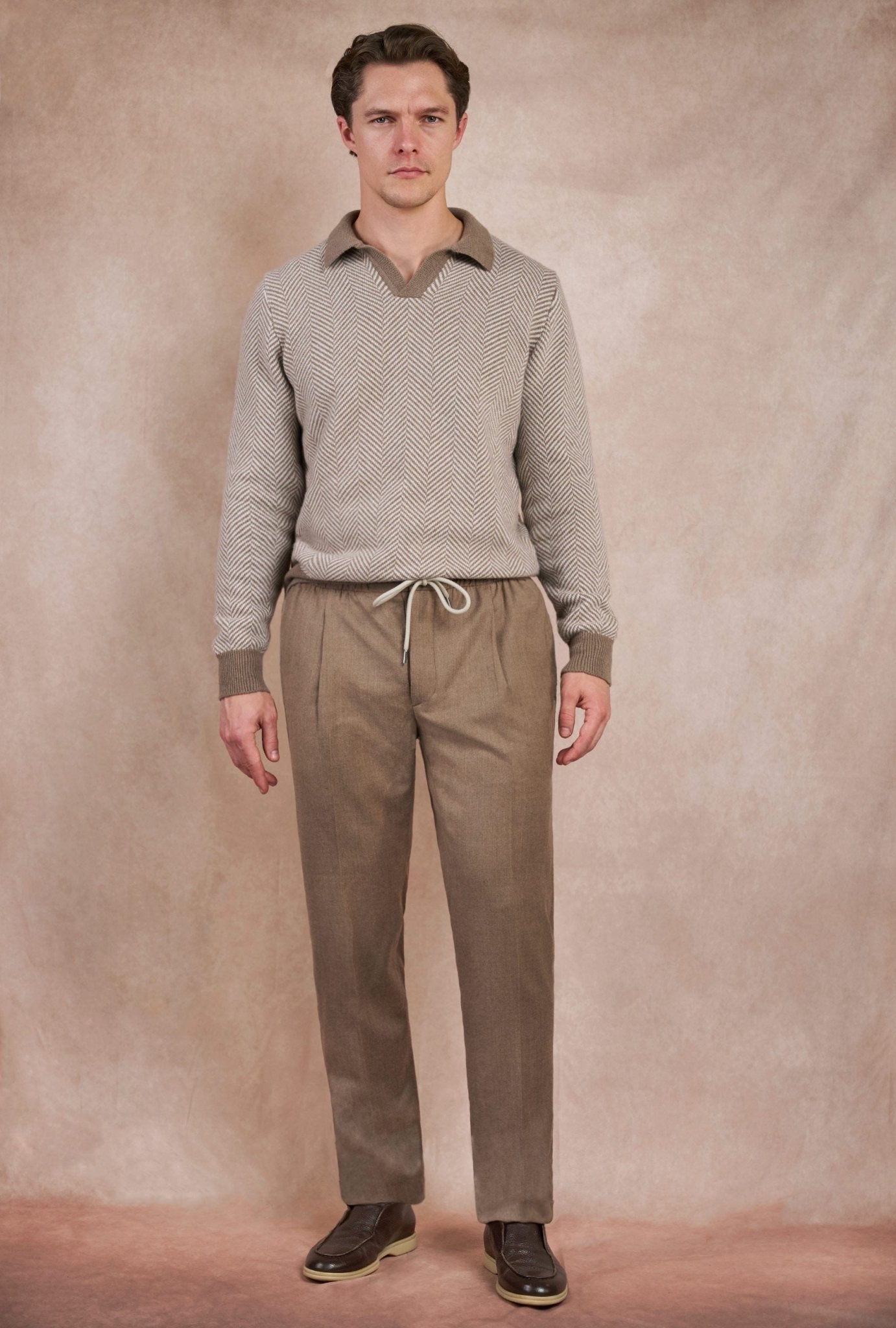 Pantalón Comfort Camel - H&F - PANTALON - Pantalón Comfort Camel - HFPTAW2566540 - 40 - 