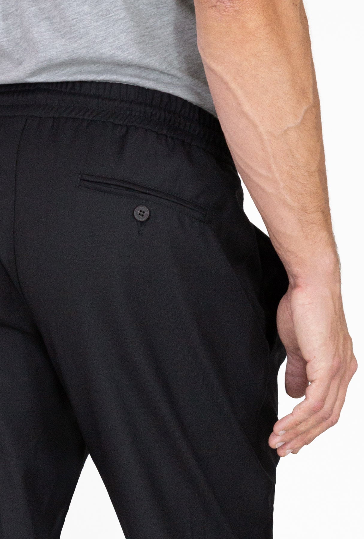 PANTALÓN COMFORT NEGRO - H&F - PANTALON - PANTALÓN COMFORT NEGRO - HFPTSS232138 - 38 - 