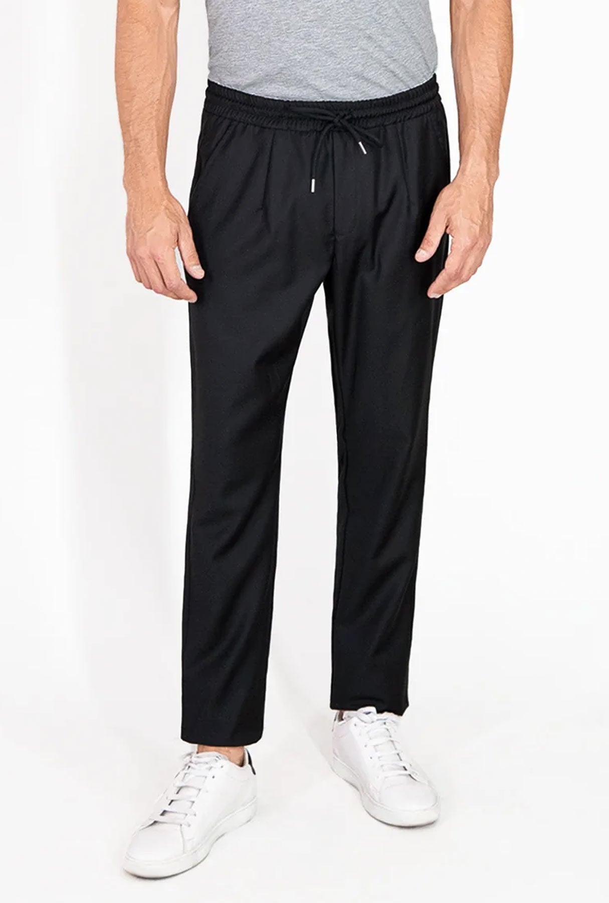 PANTALÓN COMFORT NEGRO - H&F - PANTALON - PANTALÓN COMFORT NEGRO - HFPTSS232138 - 38 - 