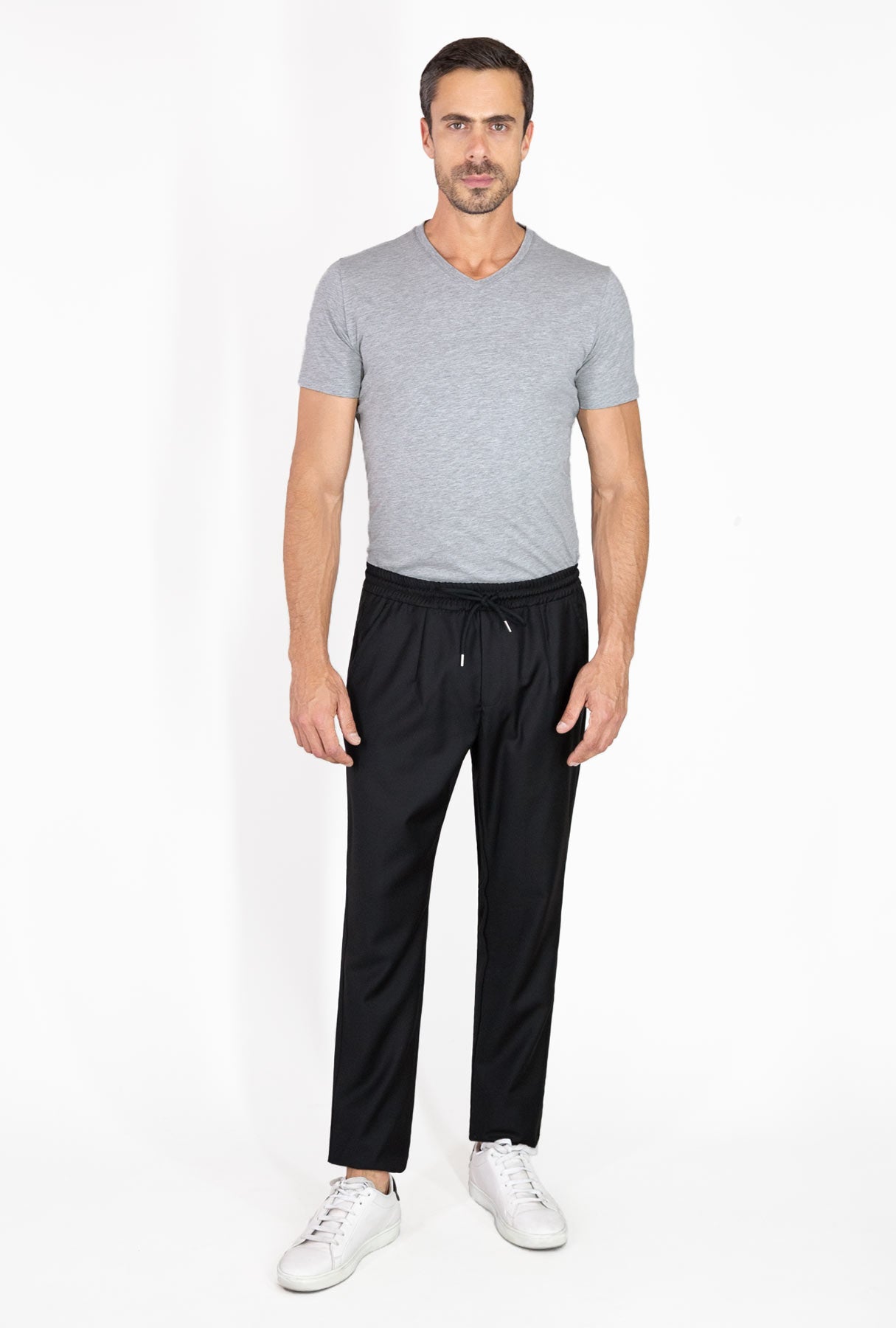 PANTALÓN COMFORT NEGRO - H&F - PANTALON - PANTALÓN COMFORT NEGRO - HFPTSS232138 - 38 - 
