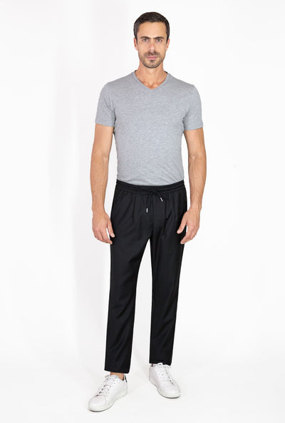 PANTALÓN COMFORT NEGRO - H&F - PANTALON - PANTALÓN COMFORT NEGRO - HFPTSS232138 - 38 - 