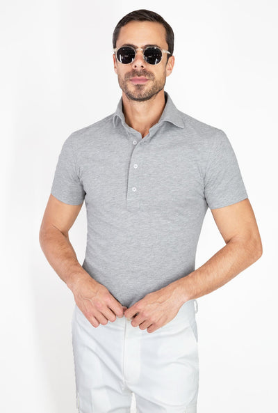 PLAYERA POLO GRIS MANGA CORTA - H&F - PLAYERA POLO - PLAYERA POLO GRIS MANGA CORTA - HFPOLO2206XCH - XCH - 