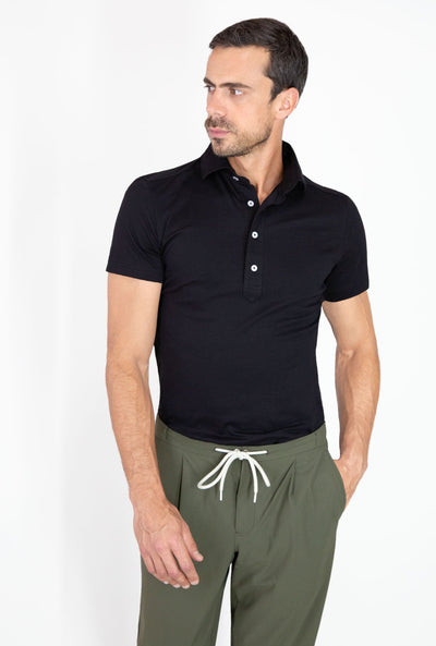 PLAYERA POLO NEGRA MANGA CORTA - H&F - PLAYERA POLO - PLAYERA POLO NEGRA MANGA CORTA - HFPOLO2205XCH - XCH - 