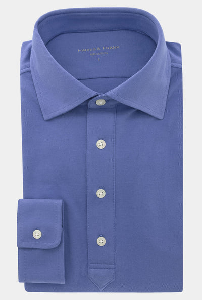 PLAYERA POLO PIQUE AZUL MEDIO - H&F - PLAYERA POLO PIQUE - PLAYERA POLO PIQUE AZUL MEDIO - HFPOLO2306XCH - XCH - 