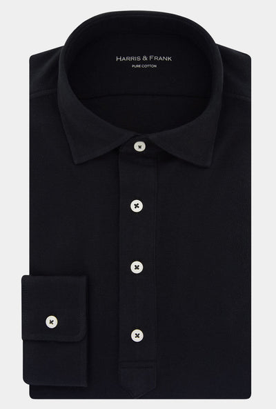 PLAYERA POLO PIQUE NEGRA - H&F - PLAYERA POLO PIQUE - PLAYERA POLO PIQUE NEGRA - HFPOLOSS2403XCH - XCH - 