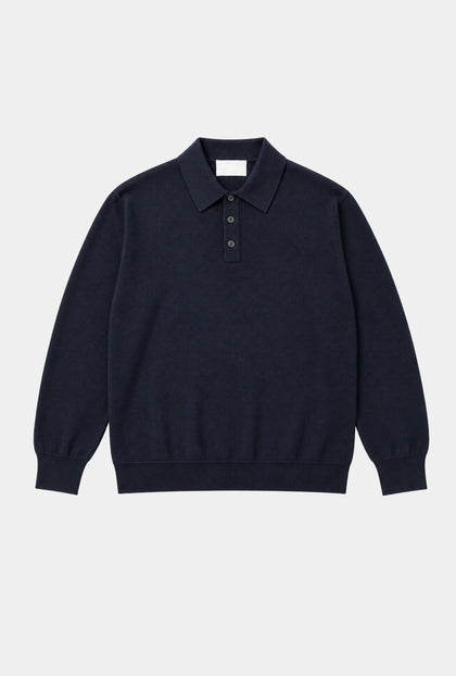 Polo Long Sleeve Navy Grafite - H&F - PLAYERA POLO - Polo Long Sleeve Navy Grafite - HFPOLOFW2603CH - CH/48 - 