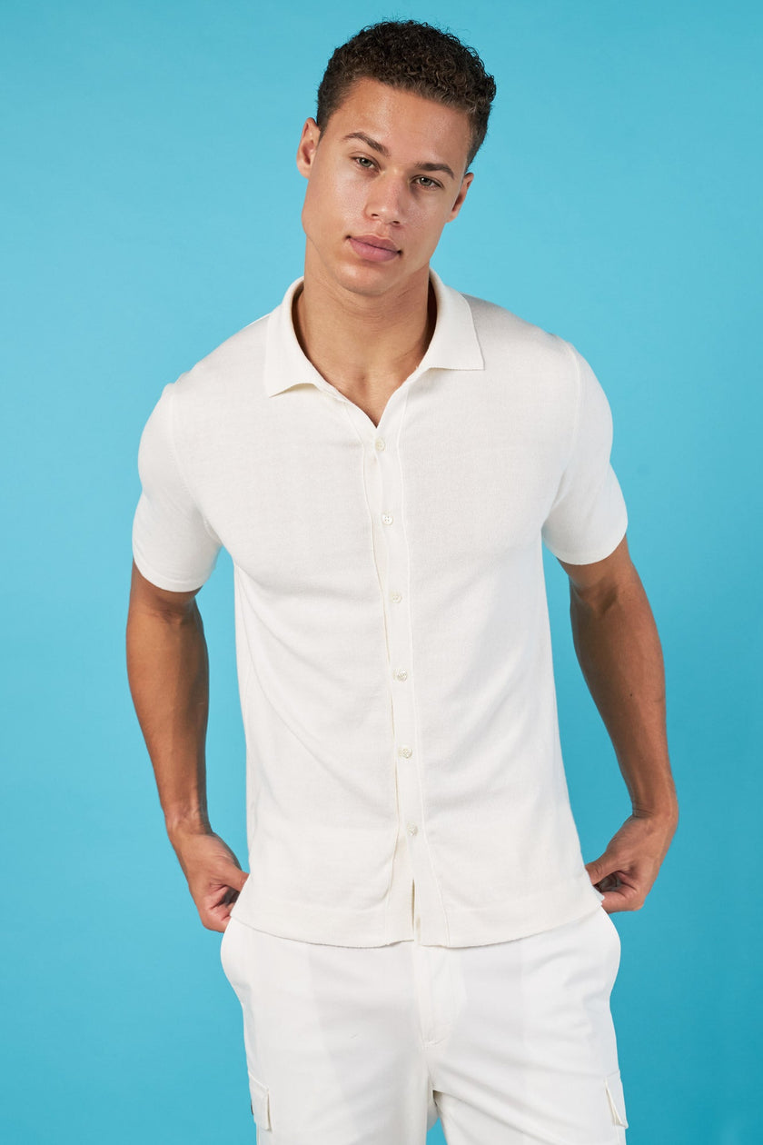 POLO MC OFF WHITE - H&F - PLAYERA POLO - POLO MC BLANCO ROTO - HFPOLOSS2501CH - CH - 