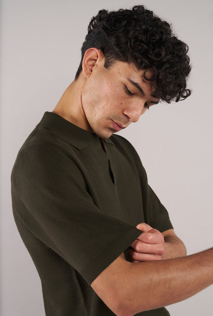 Polo Olivo - H&F - PLAYERA POLO - Polo Olivo - HFPOLOSS2602CH - CH/48 - 