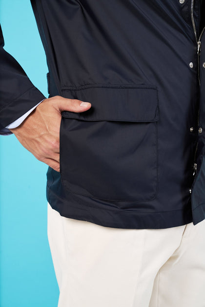 RAIN JACKET NAVY - H&F - CHAMARRA - RAIN JACKET NAVY - HFJKSS2501XCH - XCH - 