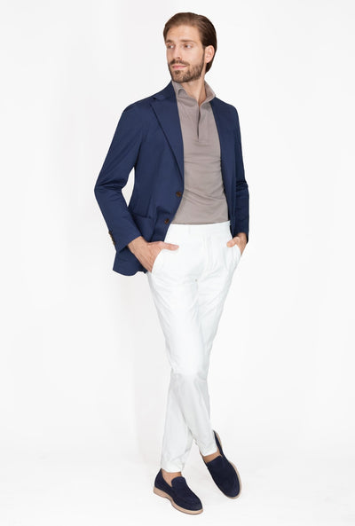 SACO AZUL DE ALGODON - H&F - SACO - SACO AZUL DE ALGODON - HFSTSS245046 - 46 - 