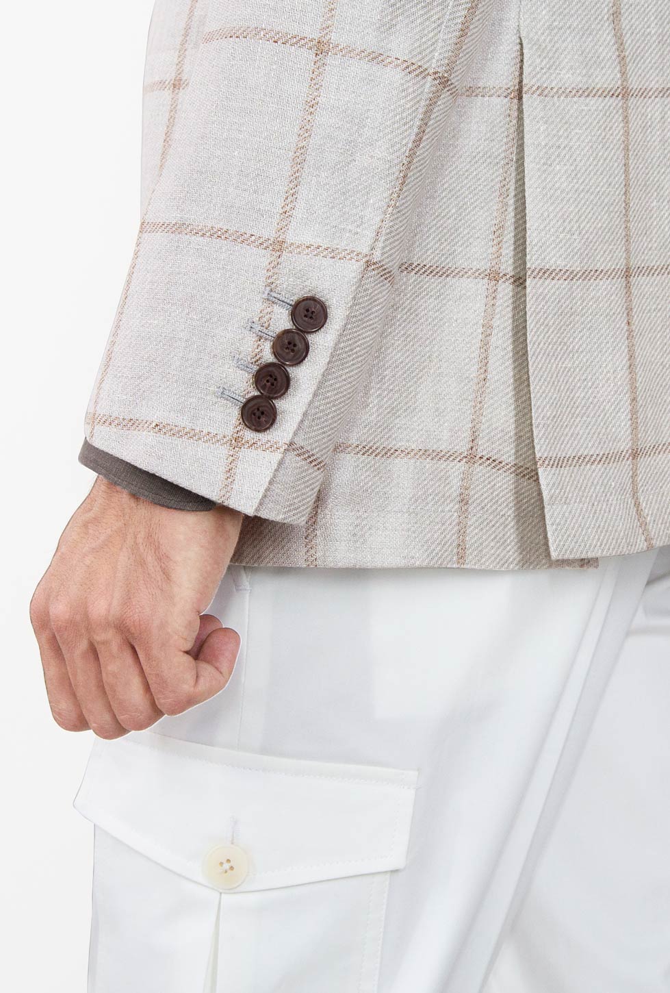 SACO BEIGE VENTANA CAFÉ - H&F - SACO - SACO BEIGE VENTANA CAFÉ - HFSTSS230344 - 44 - 