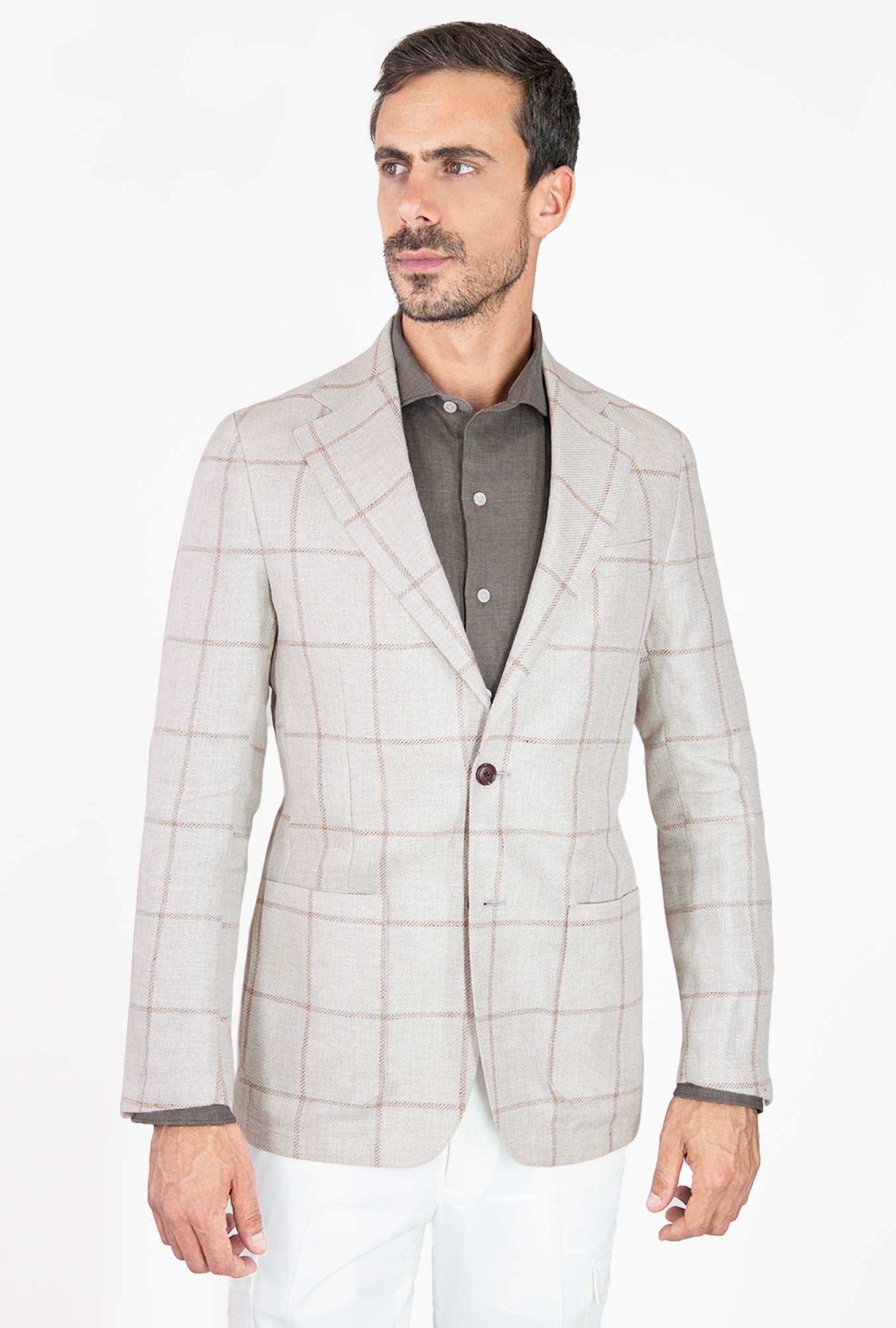 SACO BEIGE VENTANA CAFÉ - H&F - SACO - SACO BEIGE VENTANA CAFÉ - HFSTSS230344 - 44 - 