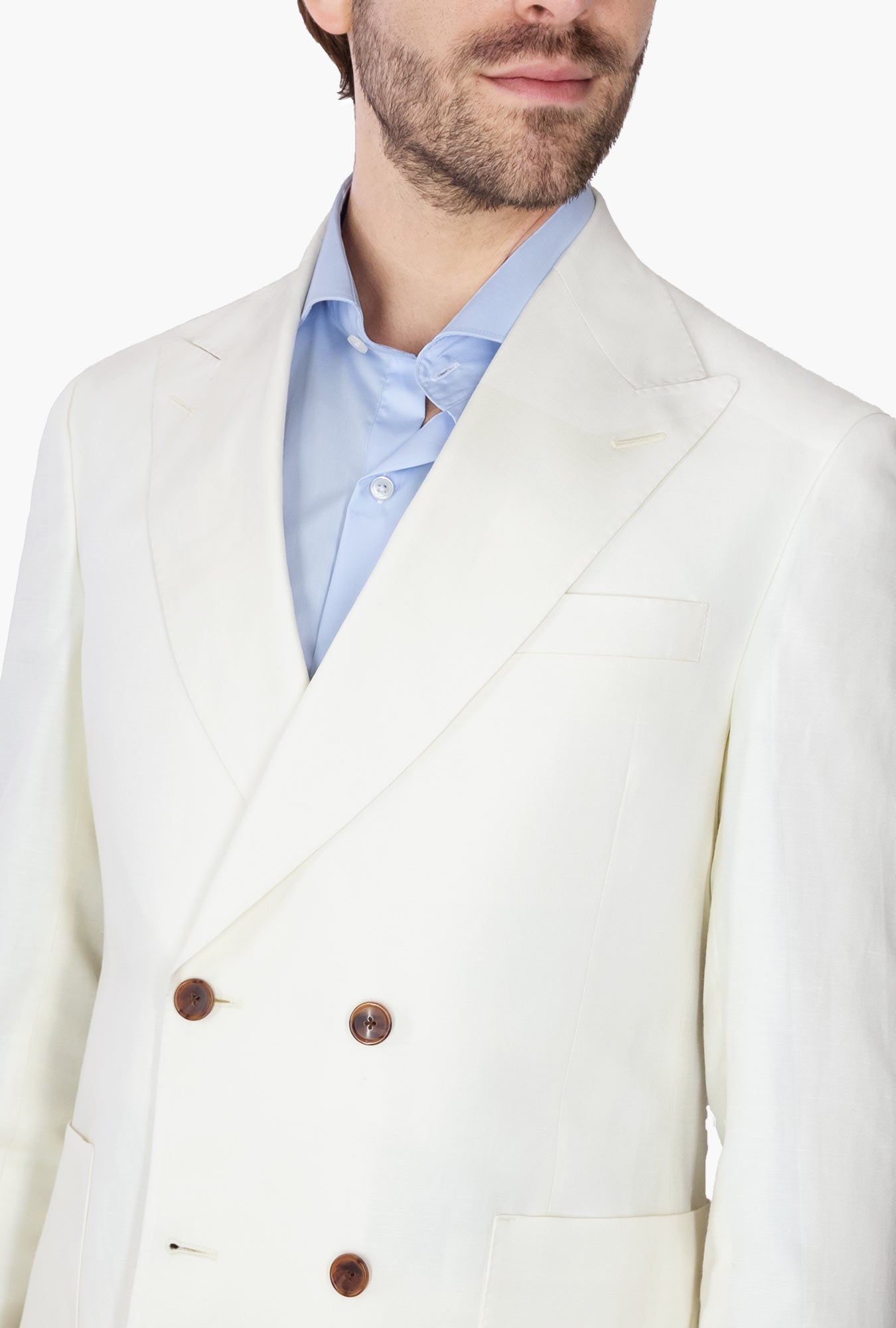 SACO CRUZADO HUESO - H&F - SACO - SACO CRUZADO HUESO - HFSTSS241146 - 46 - 