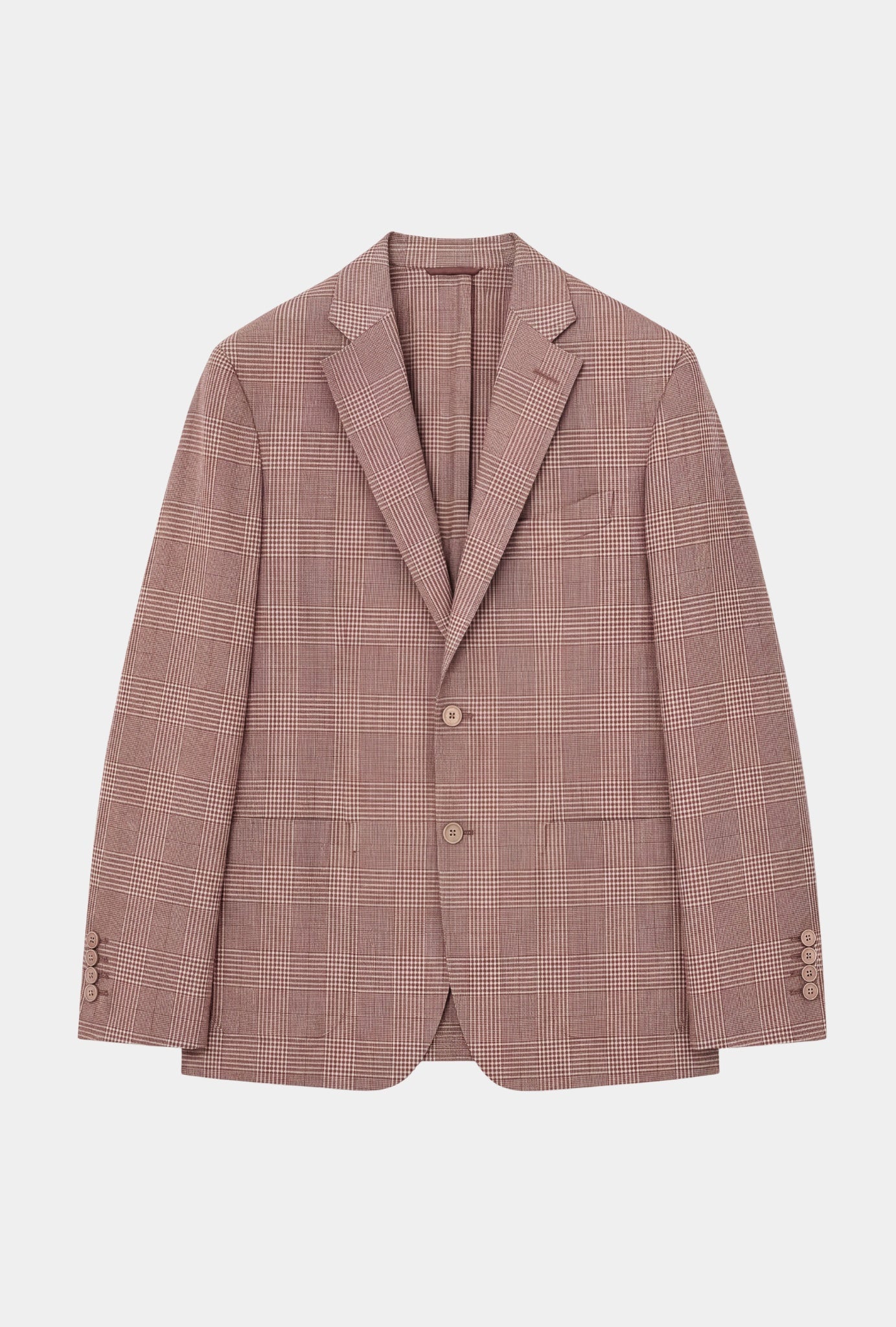 Saco Cuadro Vino Beige - H&F - SACO - Saco Cuadro Vino Beige - HFSTSS2440044 - 44 - 