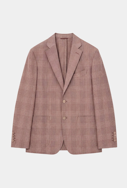 Saco Cuadro Vino Beige - H&F - SACO - Saco Cuadro Vino Beige - HFSTSS2440044 - 44 - 