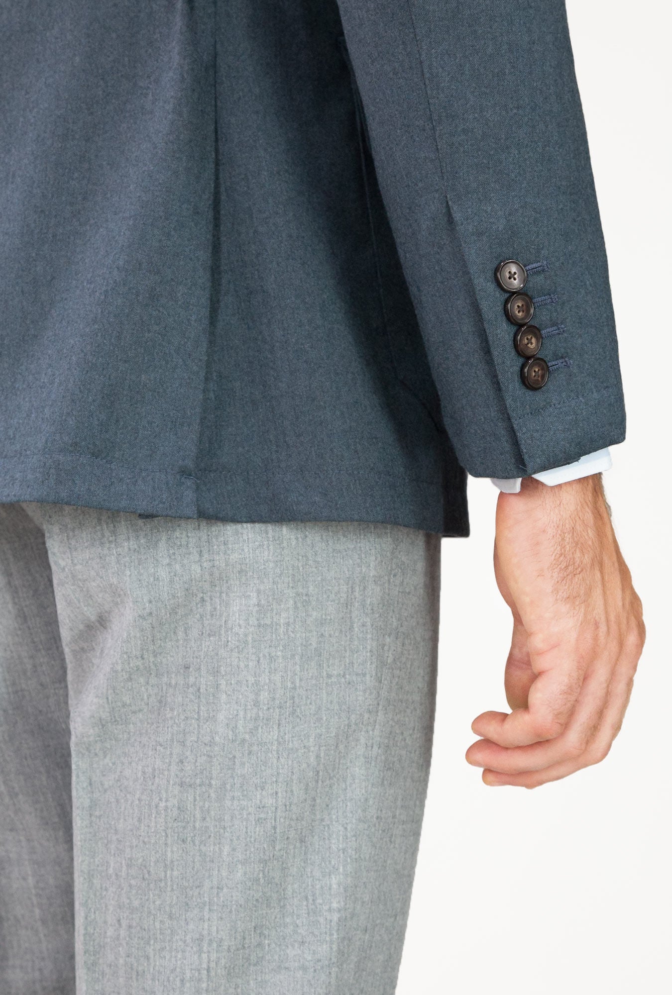 SACO DE FRANELA AZUL - H&F - SACO - SACO DE FRANELA AZUL - HFSTAW231344 - 44 - 