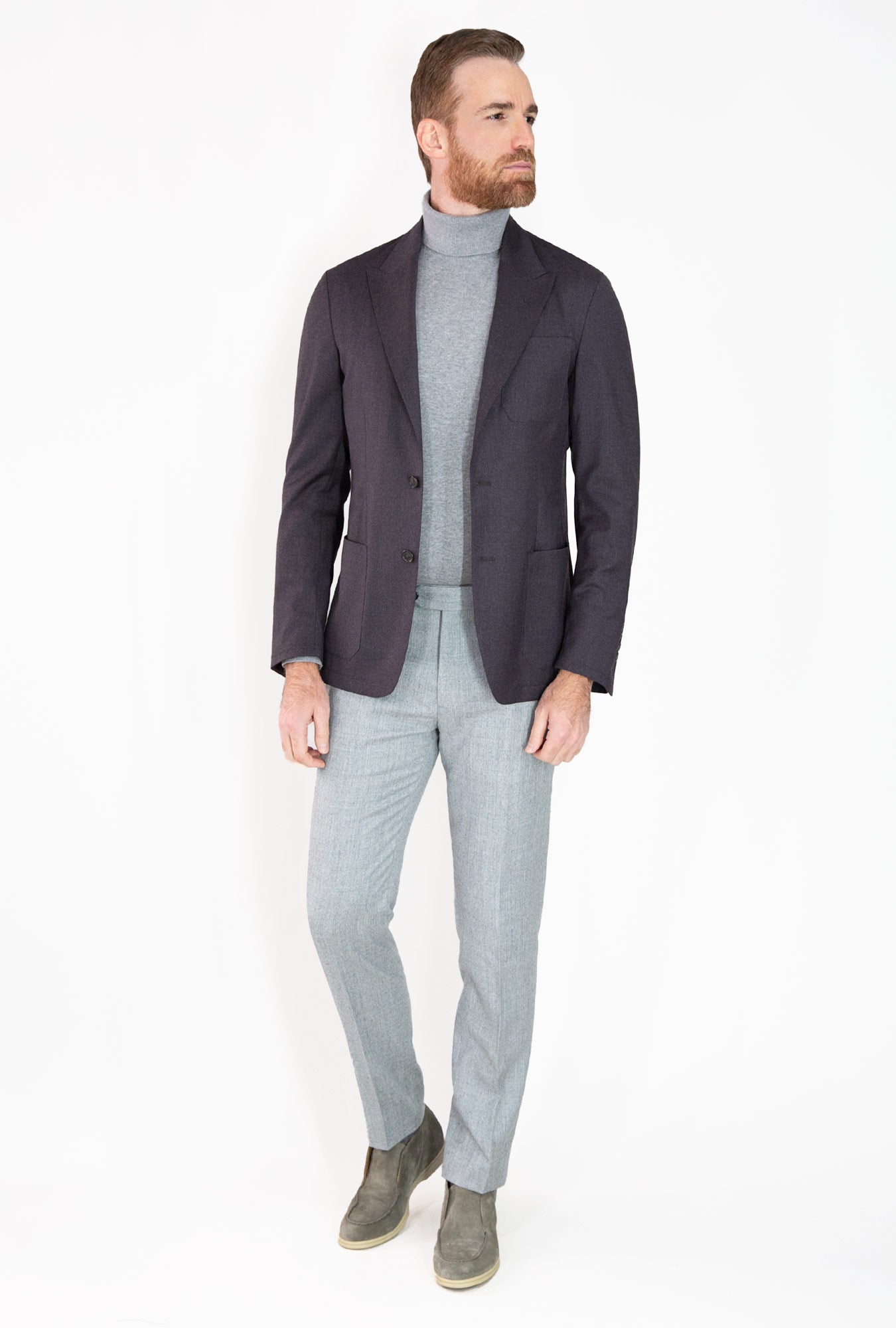 SACO DE FRANELA UVA - H&F - SACO - SACO DE FRANELA UVA - HFSTAW232044 - 44 - 