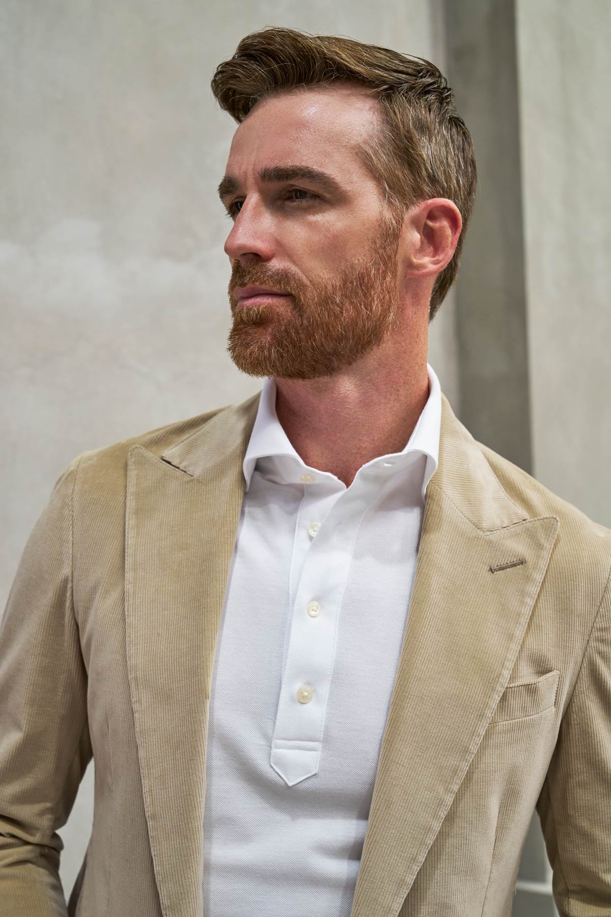 SACO PANA BEIGE - H&F - SACO - SACO PANA BEIGE - HFSTAW230146 - 46 - 