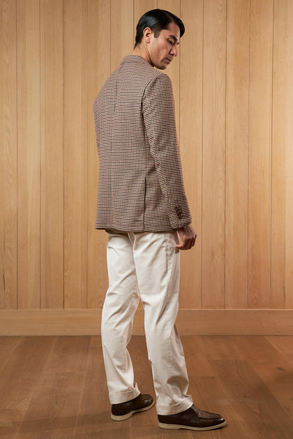 SACO PATA DE GALLO CAFE / BEIGE - H&F - SACO - SACO PATA DE GALLO CAFE / BEIGE - hfstaw2445446 - 46 - 