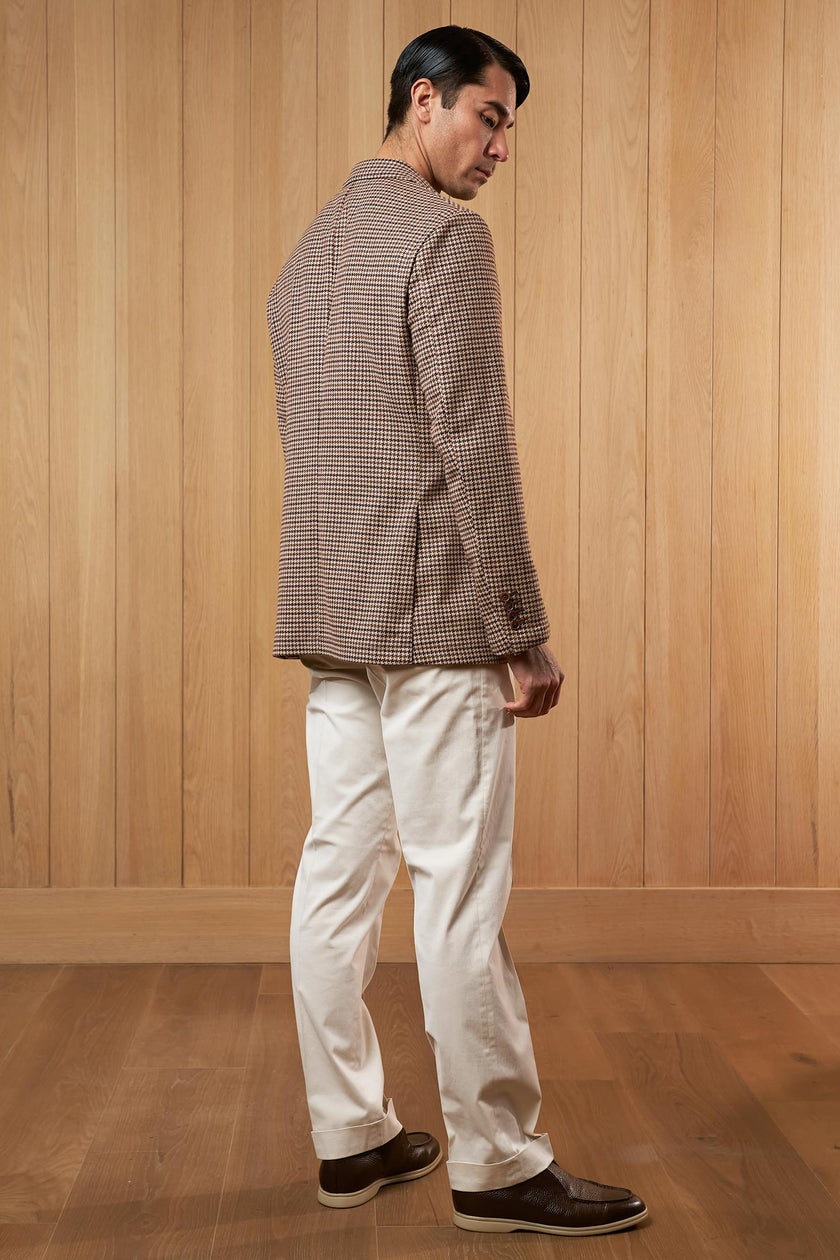 SACO PATA DE GALLO CAFE / BEIGE - H&F - SACO - SACO PATA DE GALLO CAFE / BEIGE - hfstaw2445446 - 46 - 