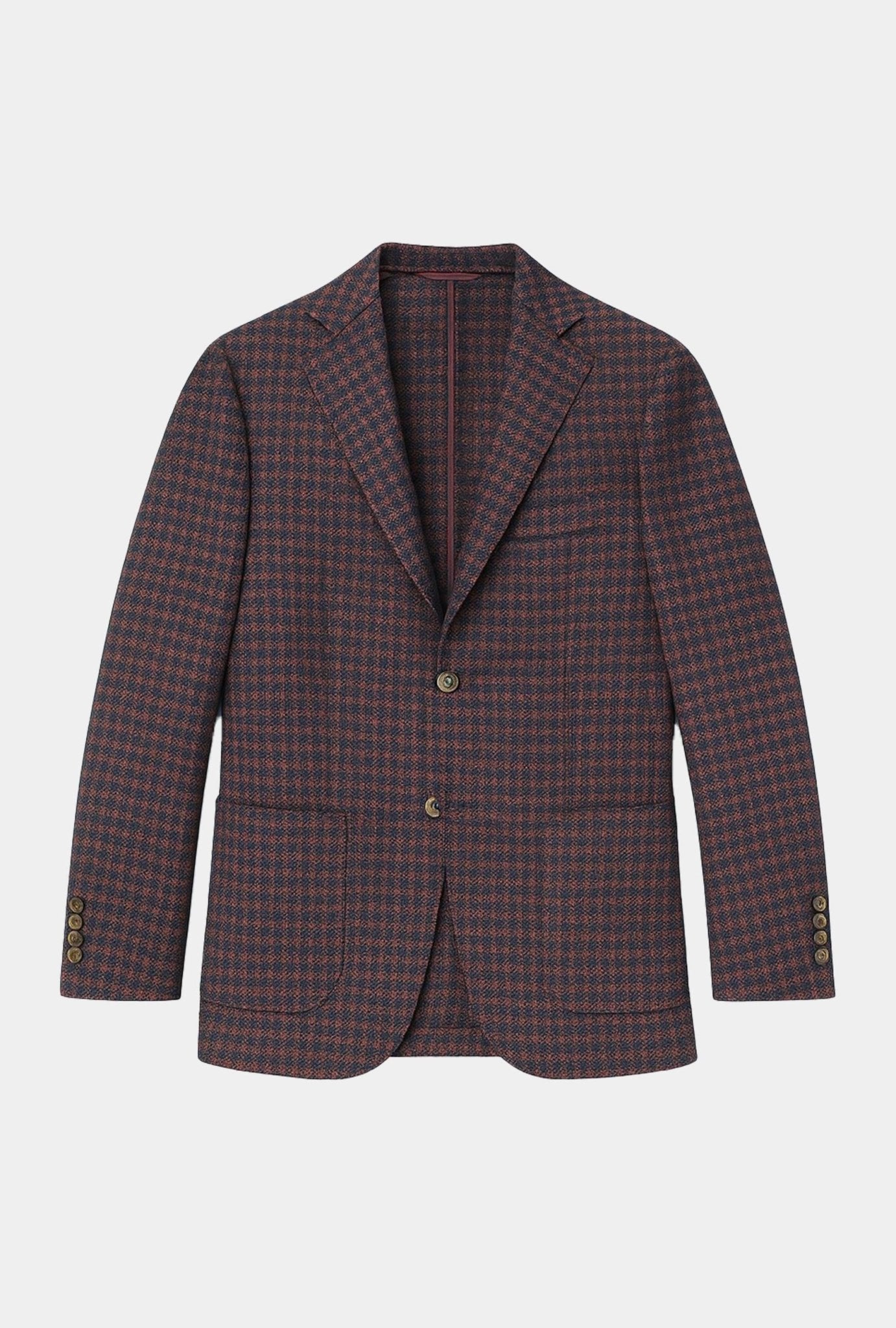 Saco Recto Burgundy - Cuadros