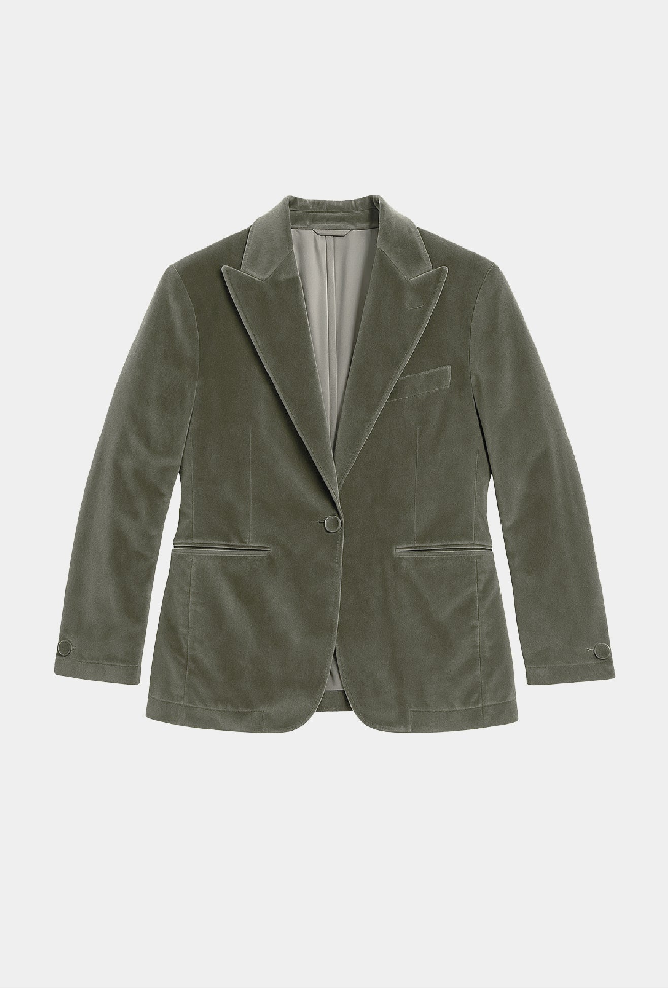 SACO VELVET VERDE SECO - H&F - SACO - SACO VELVET VERDE SECO - HFSTAW230946 - 46 - 