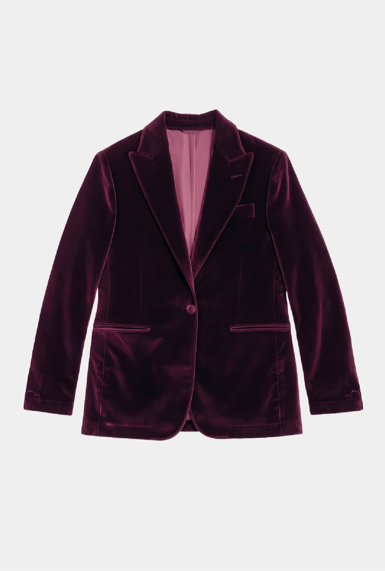 SACO VELVET VINO - H&F - SACO - SACO VELVET VINO - HFSTAW231046 - 46 - 