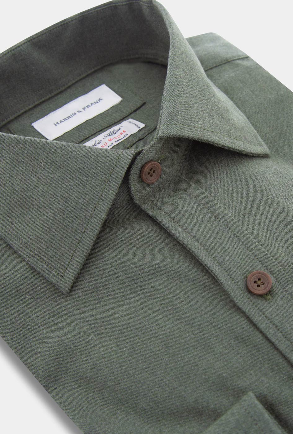 SAFARI SHIRT VERDE SECO - H&F - COLECCION - SAFARI SHIRT VERDE SECO - HFCTAW2320145 - 14.5 - 