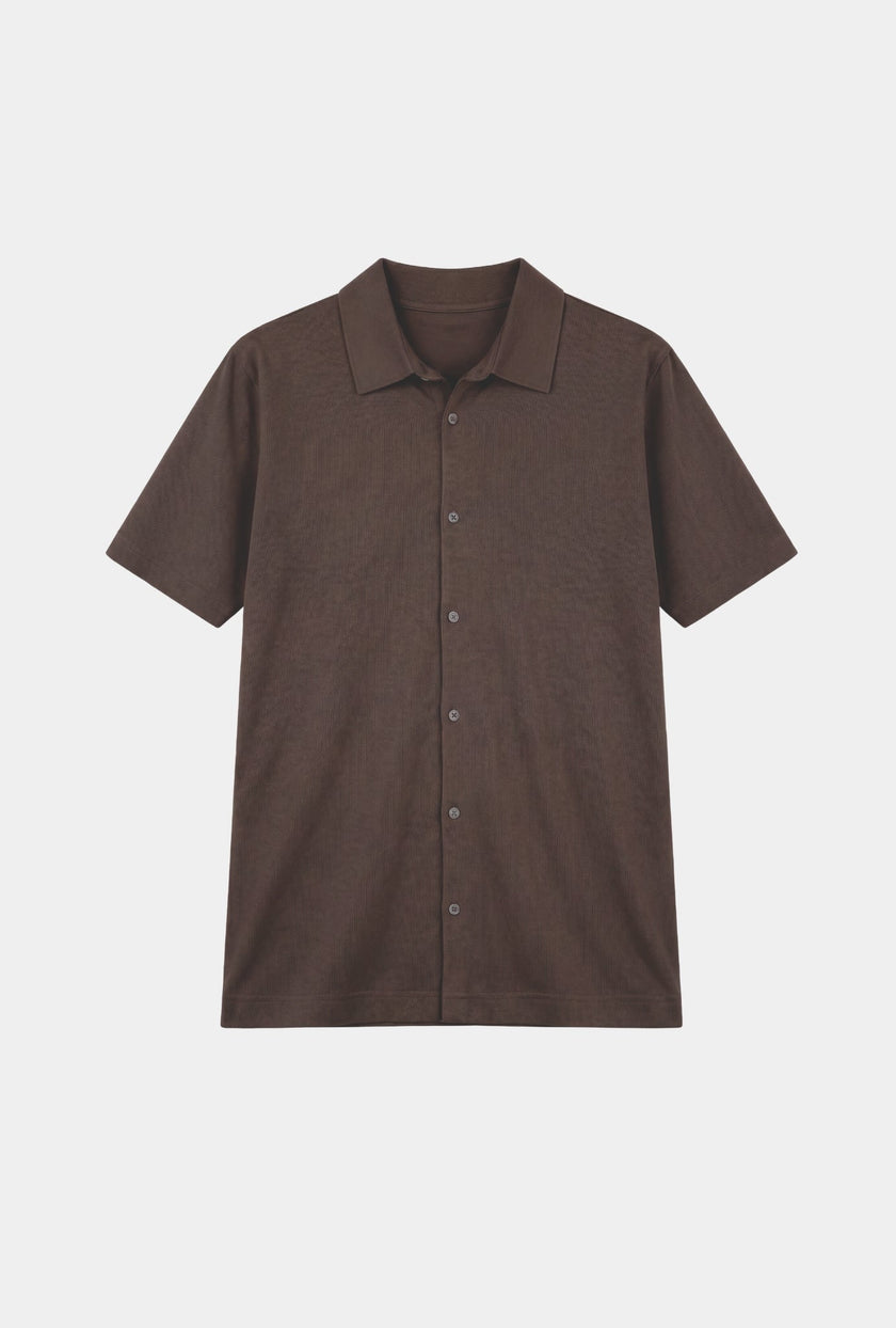 Shirt Short Sleeve Café - H&F - Shirt short - Shirt Short Sleeve Café - HFCTSS2603CH - CH/48 - 