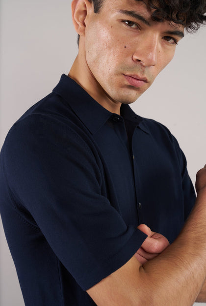 Shirt Short Sleeve Navy - H&F - Shirt short - Shirt Short Sleeve Navy - HFCTSS2605CH - CH/48 - 