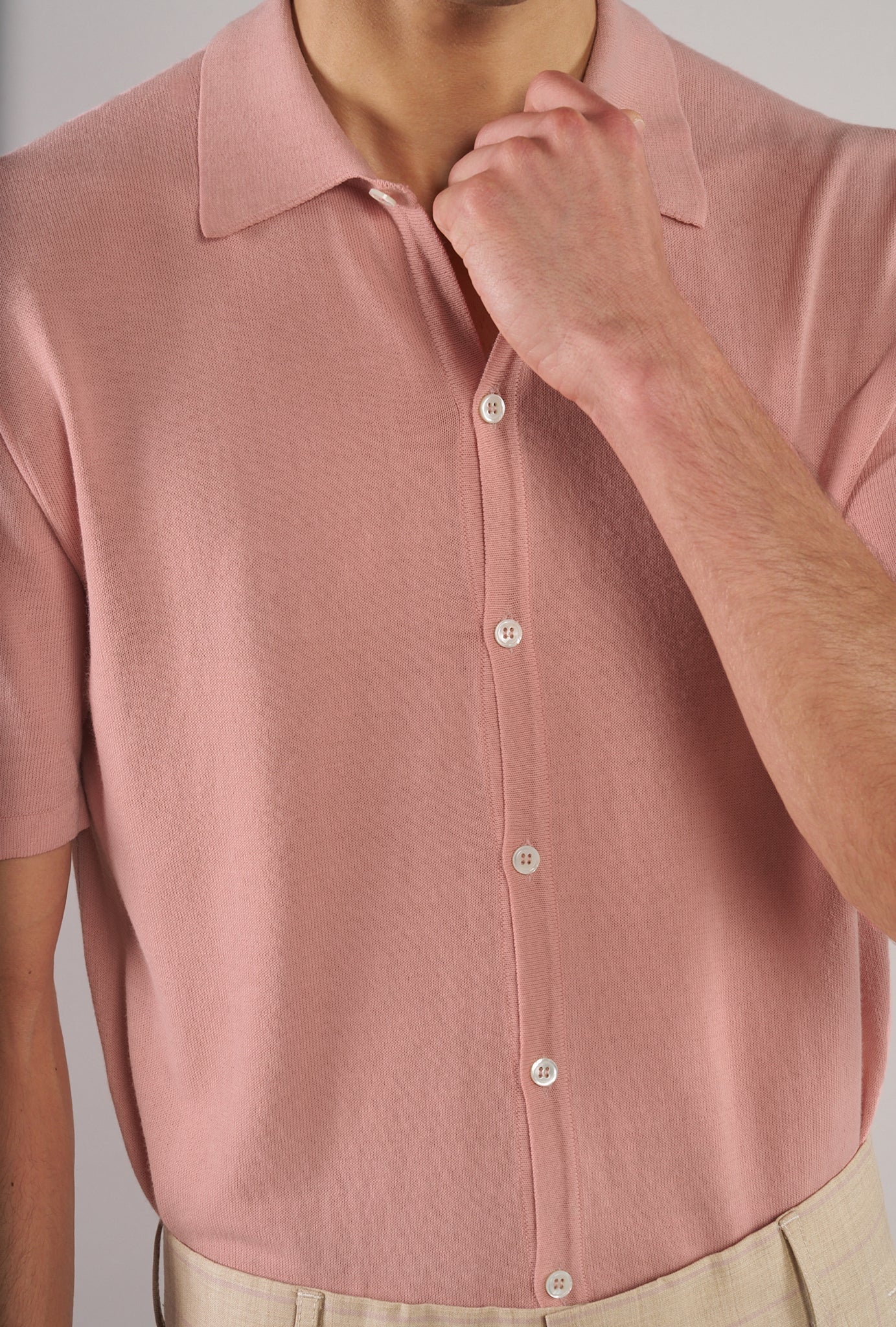 Shirt Short Sleeve Rosa Antico - H&F - Shirt short - Shirt Short Sleeve Rosa Antico - HFCTSS2604CH - CH/48 - 