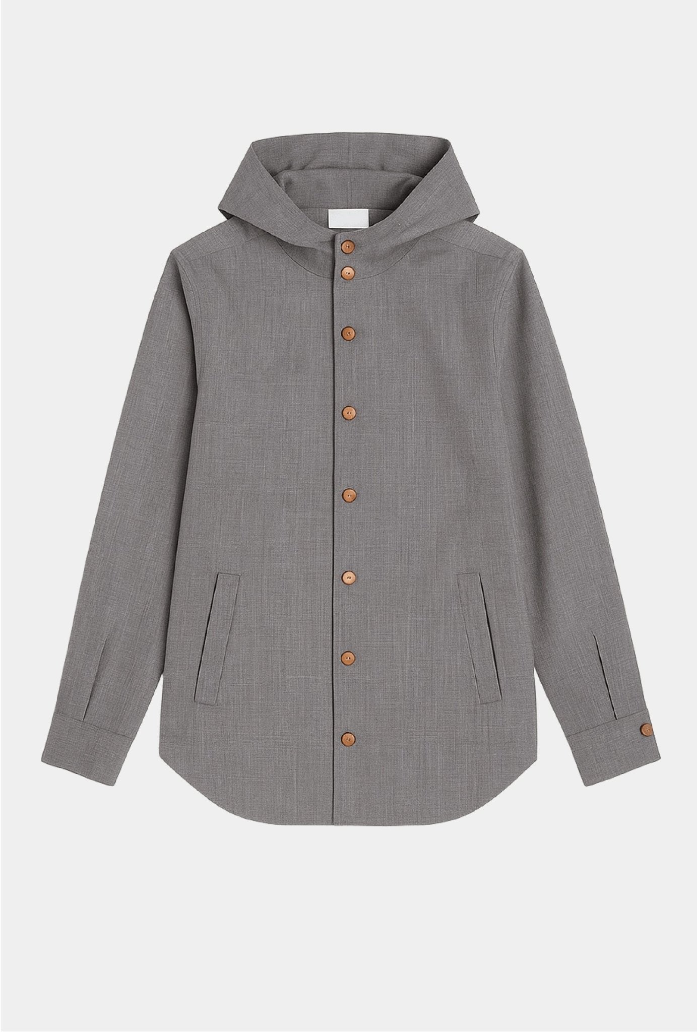 Sobrecamisa con Gorro Gris - H&F - OVER SHIRT - Sobrecamisa con Gorro Gris - HFOSAW2501CH - CH - 