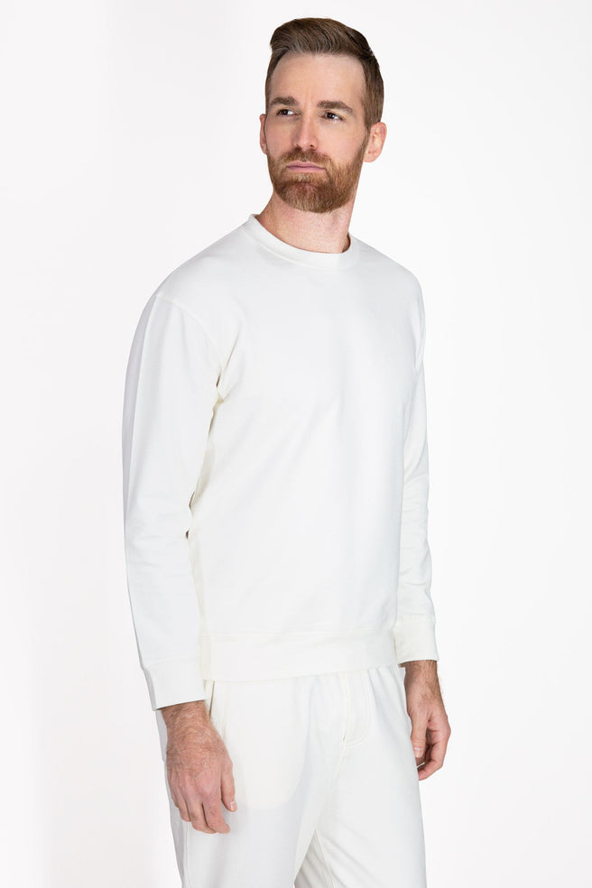 SUDADERA HUESO 100% ALGODÓN PIMA - H&F - SUDADERA - SUDADERA HUESO 100% ALGODÓN PIMA - HFSDSS2401CH - CH - 