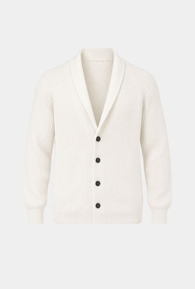 Sweater Cardigan Blanco - H&F - SUETER - Sweater Cardigan Blanco - HFSWSS2501CH - CH - 
