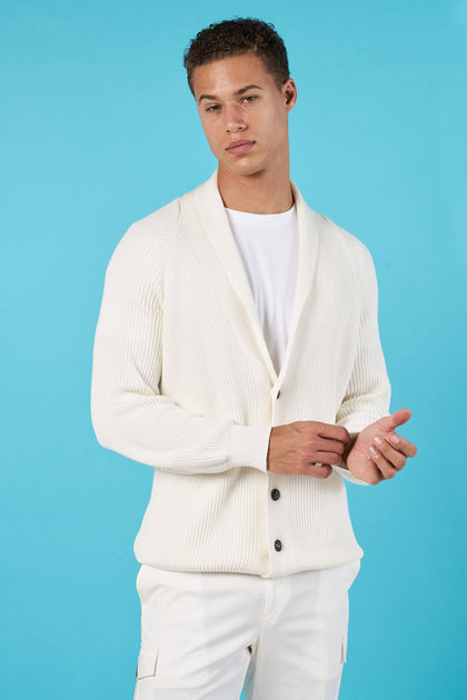 Sweater Cardigan Blanco - H&F - SUETER - Sweater Cardigan Blanco - HFSWSS2501CH - CH - 